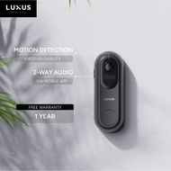 Luxus Video Doorbell with WiFi 2023 | Matte Black | 1 Year Warranty