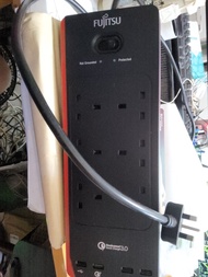 (原價$399) Fujitsu 富士通SGP-621 QC3.0 防雷拖板連USB3.0快叉充電