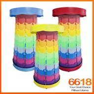 Foldable Picnic Chair Outdoor Camp Telescope Chair Folding Picnic Chair Seat