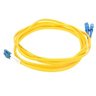 【 LA3P】-Fiber Optic Cable Jumper Cable LC/UPC TO SC/UPC Single Mode Dual Core for Fiber Optic Communication Room Wiring 10M