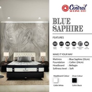 Spring bed Blue saphire Central 160x200