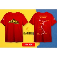 MT LATIMOJO MOUNTAIN CLIMBING T-SHIRT INDONESIAN CLIMBERS CLIMBING MAP 3478 mdpl UNISEX Indonesia me