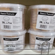 French Tartlets Egg Tart Shell 38mm 56pcs