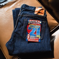 [BTO] Japan [SAMURAI JEANS] 21oz S510XX Standard Straight Original Color Denim Red Ear JEANS