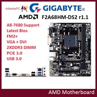 Used GIGABYTE F2A68HM-DS2 F2A68HM-S1 FM2 FM2+ r1.1 Motherboard Desktop Integrated AMD Motherboard