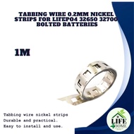 Tabbing wire 0.2mm Nickel Strips for lifepo4 32650 32700 bolted batteries