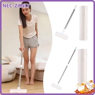 NEC-ZANLY Pet Hair Remover Roller, 19/24cm Tearable Long Handle Lint Roller Brush, Floor Cleanup Too