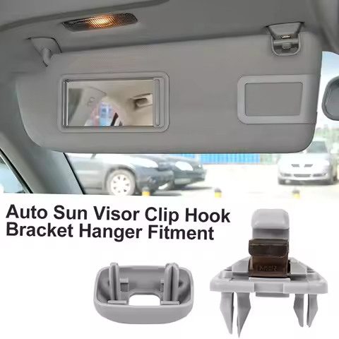 Auto Sun Visor Clip Hook Bracket Hanger replacement for Audi A1 A3 A4 A5 Q3 Q5(8E0 857 562)A7 B6 B7 