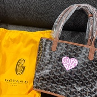 全新未使用 Goyard mini Anjou tote 粉色愛心 托特包日本購入