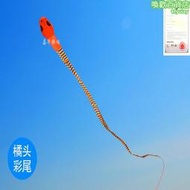 濰坊大型軟體蛇風箏新款荔華軟體無骨架風箏成人易飛顏色鮮豔好飛