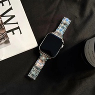 สายใสสำหรับสายคาด Apple Watch ซีรีส์9 8 7 6 SE 5 4สร้อยข้อมือแบบอัลตร้า2 49มม. 41มม. 45มม. 40มม. 44มม. หลากสี