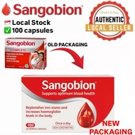 Sangobion Iron Supplement Capsules 100s | Exp: 2027 (25 x 4s)