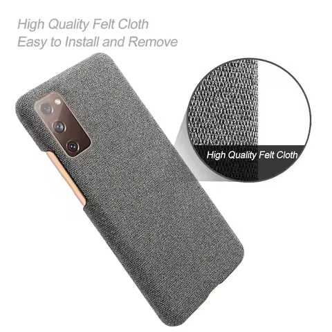 Anti-slip Ultra Thin Fabric Cloth Case For Samsung Galaxy S20 FE Phone Fitted Cover For samsung Gala