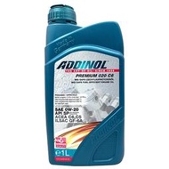 【車百購】 ADDINOL Premium 0W20 C6 全合成機油 卓越燃油經濟性與引擎保護，適合現代汽油與柴油車輛