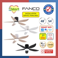 Fanco Rito 5 Smart Wifi DC Motor Ceiling Fan with Remote Control &amp; LED