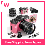 พร้อมส่ง สินค้าตรงปกNBD 4K 48-Megapixel 60FPS Digital Camera [Macro + Wide Angle Lens WiFi App Contr