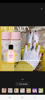 Paket handbody Pemutih Seluruh Badan DF BEAUTY 3IN1 BPOM /DF BEAUTY Whitening Handbody Lotion Bpom/D