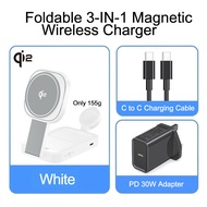 ZUZG Qi2 3-IN-1 Foldable Wireless Charger for Apple ProductsMag-Safe Charger Wireless Charger Stand 