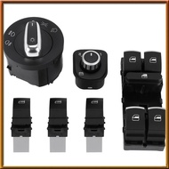 [chasoedivine.sg] Car Headlight Switch &amp; Window Lift Switch for VW Golf Mk5 Jetta 5 Passat B6 Touran Seat 5ND941431A 5ND959857 5ND959565B Accessories