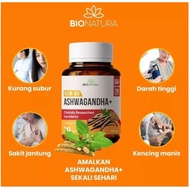 ASHWAGANDHA KSM 66 BIONATURA SOFT GEL MERAWAT PENYAKIT 3 SERANGKAI