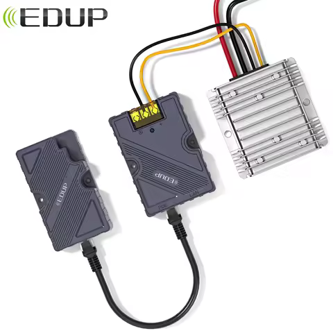 EDUP 150W Starlink GigE PoE Injector DC Step UP Converter 12V to 48V for StarLink Dish V2 Internet K