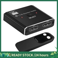 8K DisplayPort Switch 2 in 1 Out/ 1 in 2 Out Display Port DP Switch Supports 8K30Hz 4K120Hz for PC M