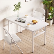 Folding Table Simple Household Dining Table Small Apartment Rental Room Simple Dining Table Portable Long Small Table Rectangle