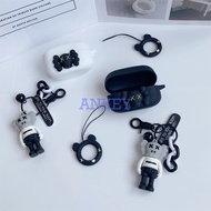 Sony WF-1000XM4 WF-1000XM3 LinkBuds S LS900N L900 C500 SP800N XB700 Cover 3D Kaws Earphone Silicone Case Earbuds Waterproof Shockproof Soft Protective Headphone Cover Headset Skin