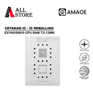 AMAOE STENCIL IC EXYNOS9610 CPU RAM 0.12MM Original - STENCIL MOLD AMAOE EXYNOS 9610 CPU RAM PRECISI