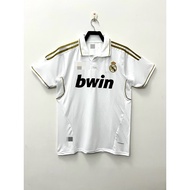 Retro 11-12 Real Madrid home football short sleeved jersey