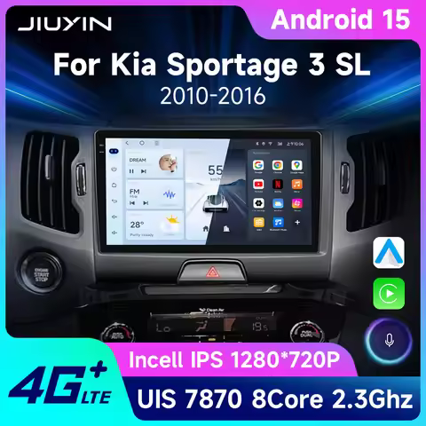 Android 15 7870 Car Radio For KIA Sportage 3 Sportage R 2010-2016 Wireless Android Auto Carplay Mult