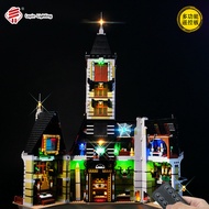 DIY Building Block Lighting Compatible Building Series 10273 Haunted House Jumping Stair Playground 
