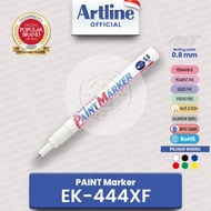 Car Tire Marker Banners Thick Ink Aluminum Polyacetal Resin 0.8mm White Artline EK-444XF