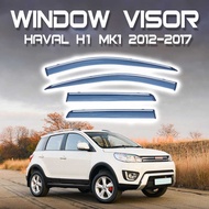 Suitable for Great Wall Harvard H1 Rainproof Rainproof Sun visor Rain Eyebrow HAVAL H1 Window visor