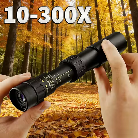 Monoculars 10-300X40 Zoom Powerful Long Distance Professional Monocular HD High Quality Prism Portab