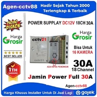 Power Supply PSU Panel Box DC 12V 30A 18CH 1 Year Warranty Price Again Agent-cctv88