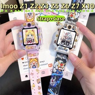 [Ready Stock] Cool Gundam Strap+Case Imoo Z1 Z2 Z3 Z5 Z6 Z7 X10 Silicone Strap Imoo Z1 Z2 Z3 Z5 Z6 Z