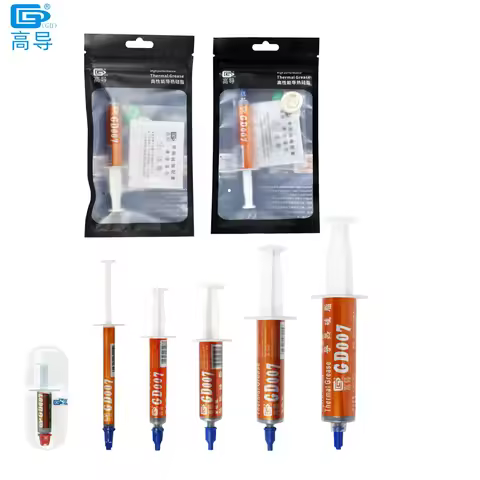 GD007 Thermal Conductive Grease Paste Plaster Heat Sink Compound Gray for CPU GPU Net Weight 1/3/7/1