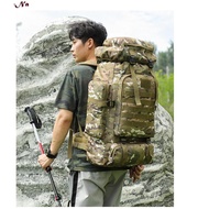 80L Oxford Cloth Hiking Backpack - Men's Mountaineering and Camping Bag