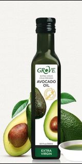 澳洲直送🇭🇲Grove 牛油果油 250ml 產自紐西蘭💜是一款以 100% 天然牛油果經冷壓製成的特級初榨油💛其高達 250℃ 的煙點使其不僅適合冷盤💚也極為適合高溫煎炸與烘焙😍全新貨：2028/1