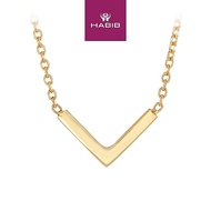 HABIB 750/18K Yellow Gold Necklace CJ-6-CL MNL02(18Y)