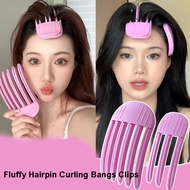 3/6Teeth Fluffy Hairpin Curling Bangs Clips Lazy Hair Roots Fixed Shape Volumizing Clip Women Fashio