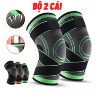 Băng bảo vệ đầu gối cao cấp - Băng quấn hỗ trợ đầu gối - Combo 2 băng cuốn hổ trợ đầu gối AOLIKES (c