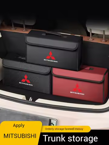 Car Trunk Storage Box Organizer Foldable Container Bag For Mitsubishi Outlander Pajero L200 Triton C