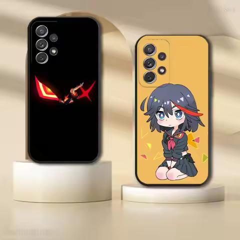 K-Kill La K-Kill Anime Phone Case For Samsung S 25,24,23,22,30,21,10,9,Ultra,Plus,Lite,FE,4,5G Black
