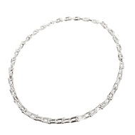 Mint Condition ▲ TIFFANY&Co. Tiffany HardWear Small Link Necklace, 64 links, AG925 Sterling Silver, 