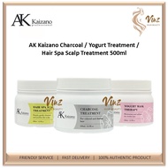 AK Kaizano Professional Charcoal / Yogurt Hair Treatment / Hair Spa Scalp Treatment Cream - 500ml