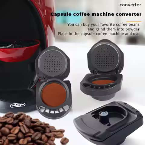 Reusable powder adapter for Dolce Gusto Piccolo xs Maker & Nescafe Genio S Plus Nespresso & for Lumi
