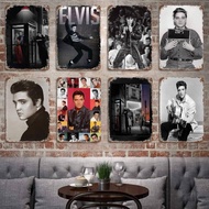 Elvis Presley Vintage Metal Sign Decorative Plaque for Home Bar Man Cave Wall Art Decor Retro Tin Po