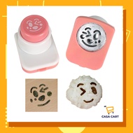 CASA CART Mould Hiasan Bento Acuan Bebola Nasi Pemotong Rumpai Laut Alat Dapur Kartun Timbul Peranti